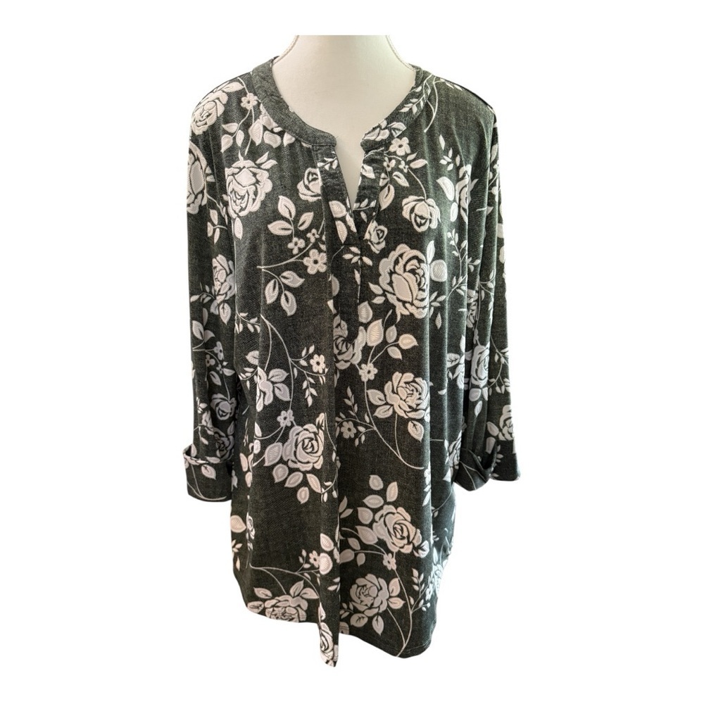 Papermoon Clementa Split Neck Textured Knit Top 2X – Stitch Fix